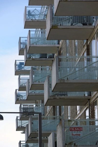 Kommandantens Gård Detalje, balkoner