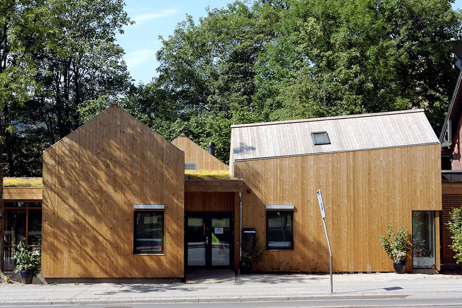 Børnehuset Marthagården Udsnit af tilbygningen