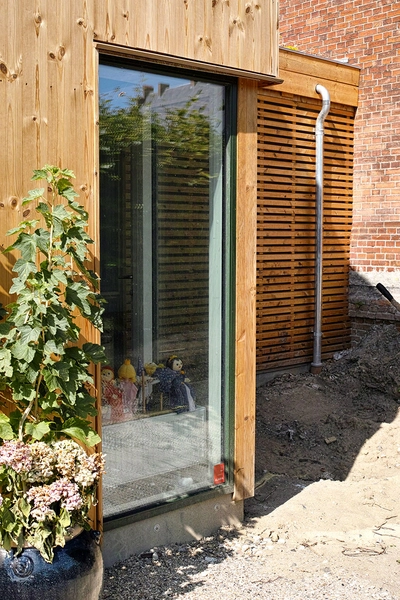 Børnehuset Marthagården Detalje, vinduesparti