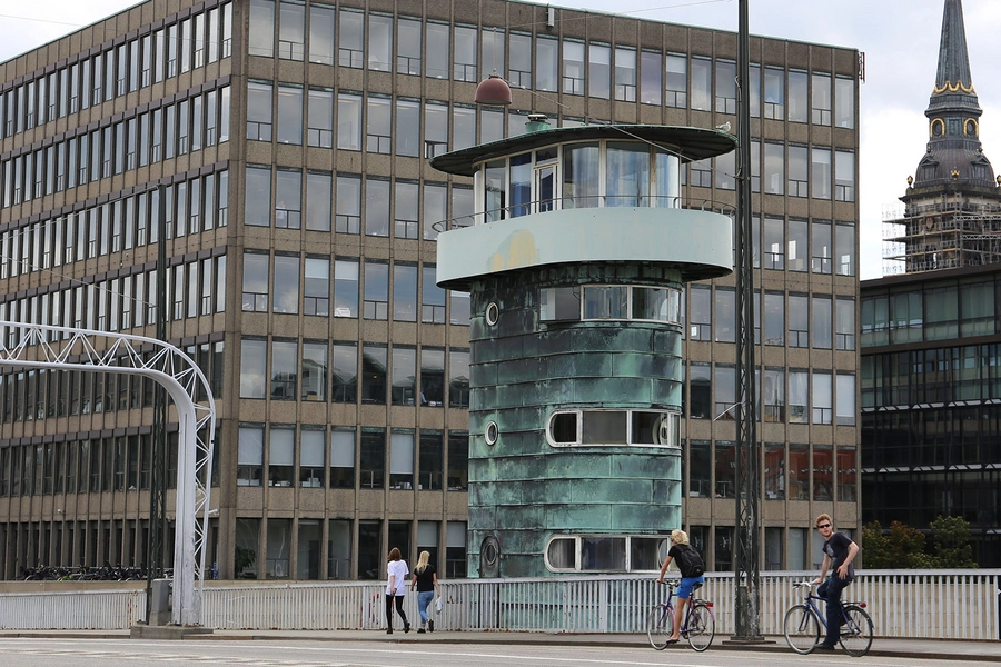 Knippelsbro Brotårn og cyklister