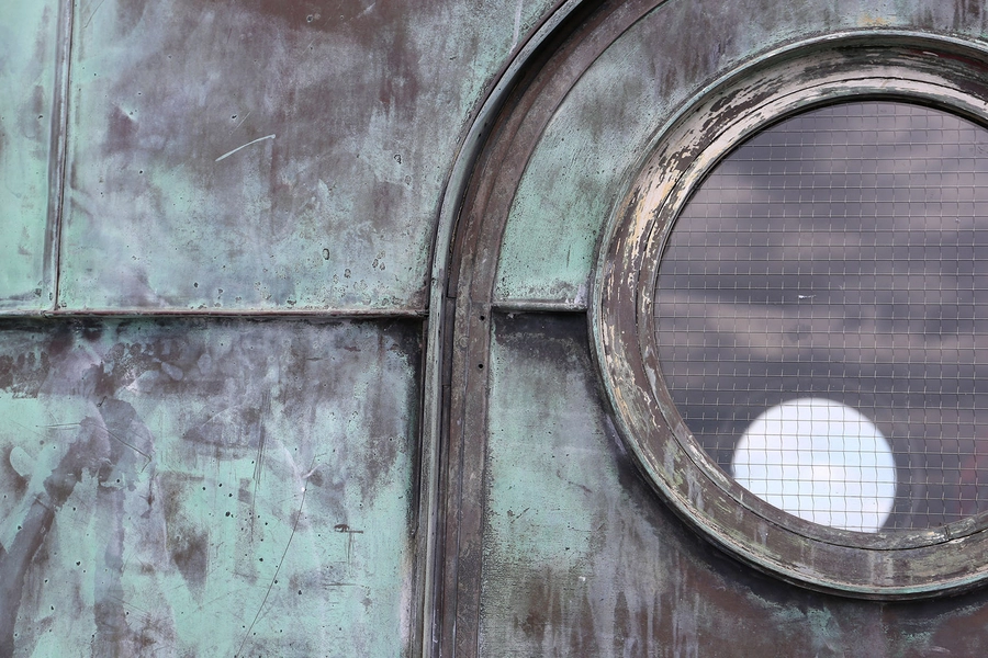 Knippelsbro Detalje, brotårn, dør med koøje