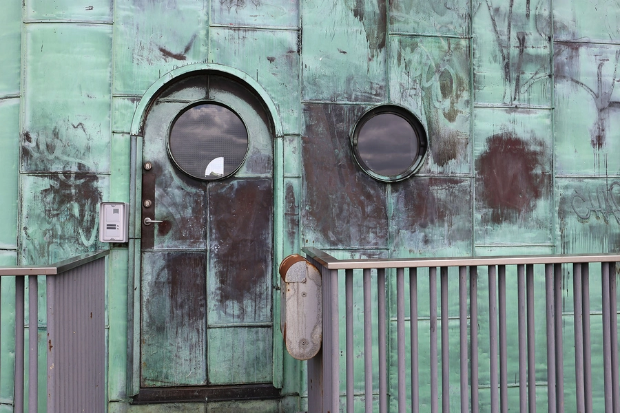 Langebro Detalje, indgang brotårn