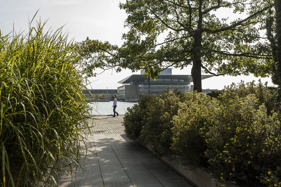 Amaliehaven Kig ud til havnen