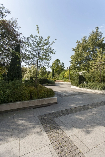 Amaliehaven Kig gennem havens nordlige del