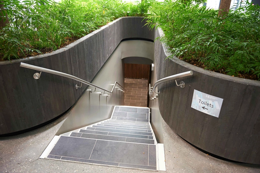 Crowne Plaza Copenhagen Towers Nedgang til toiletter i North Tower