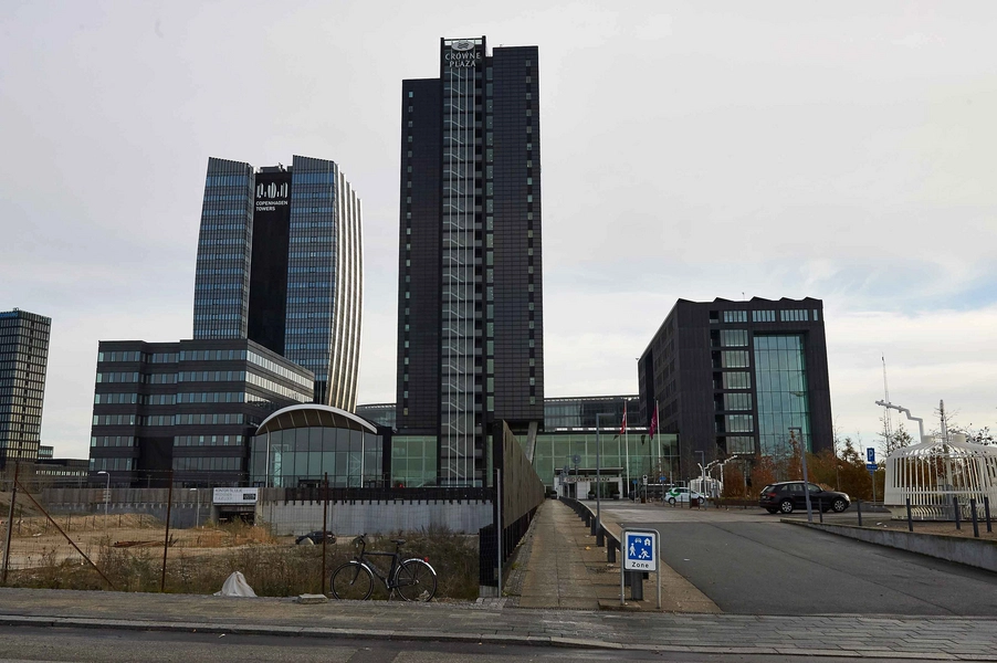 Crowne Plaza Copenhagen Towers Crowne Plaza Copenhagen set fra vest