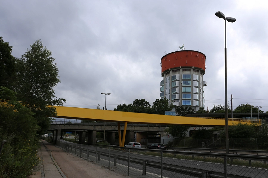 Gangbro Jægersborg Broen set fra øst