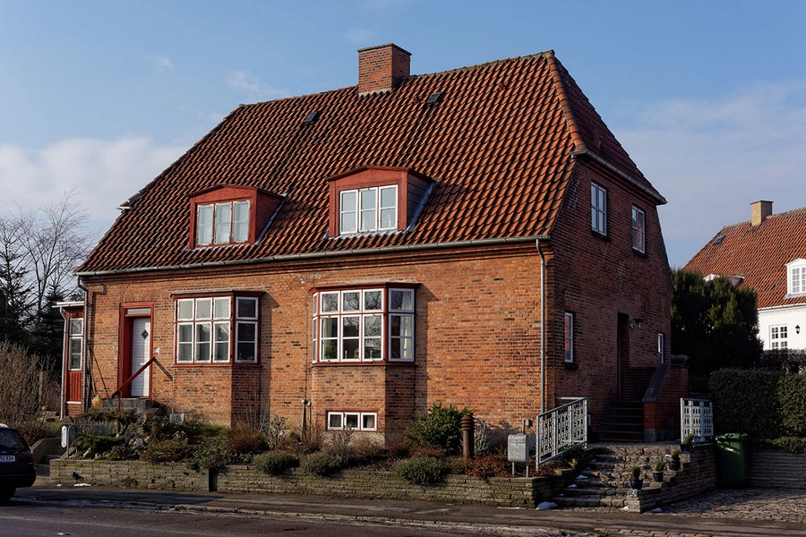 Grøndalsvænge Hus i rødt tegl