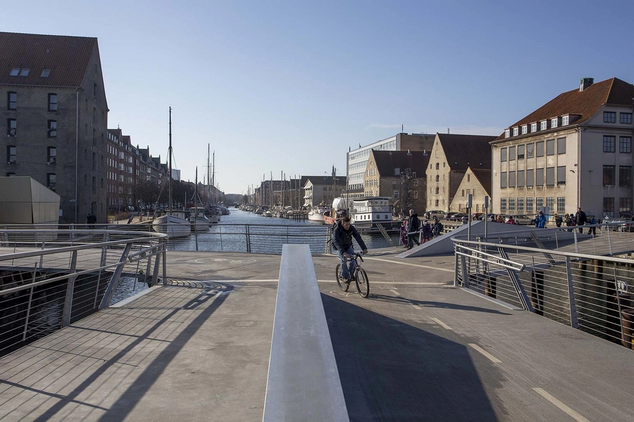 Trangravsbroen og Proviantbroen Trangravsbroen, blik mod Christianshavns kanal