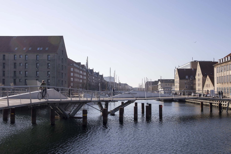 Trangravsbroen og Proviantbroen Trangravsbroen set fra Papirøen