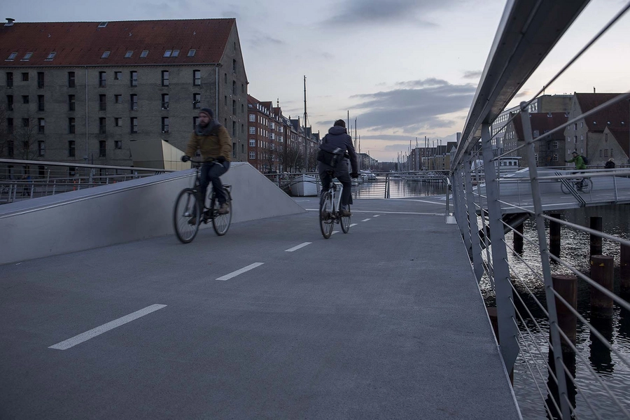 Trangravsbroen og Proviantbroen Trangravsbroen, blik mod syd-vest
