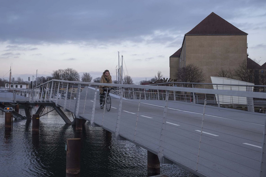 Trangravsbroen og Proviantbroen Blik mod syd