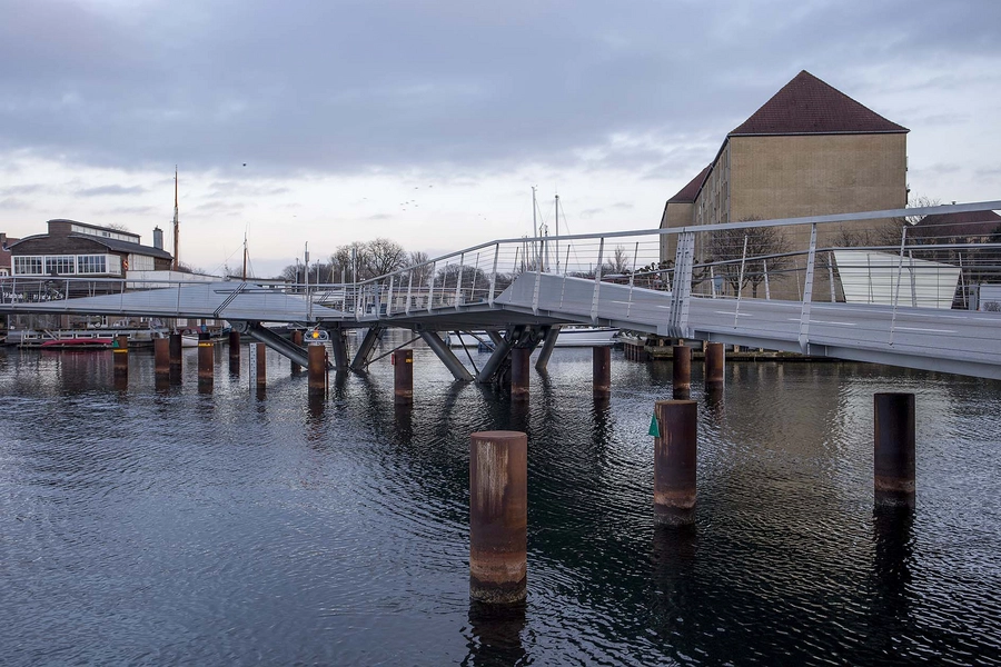Trangravsbroen og Proviantbroen Bropiller