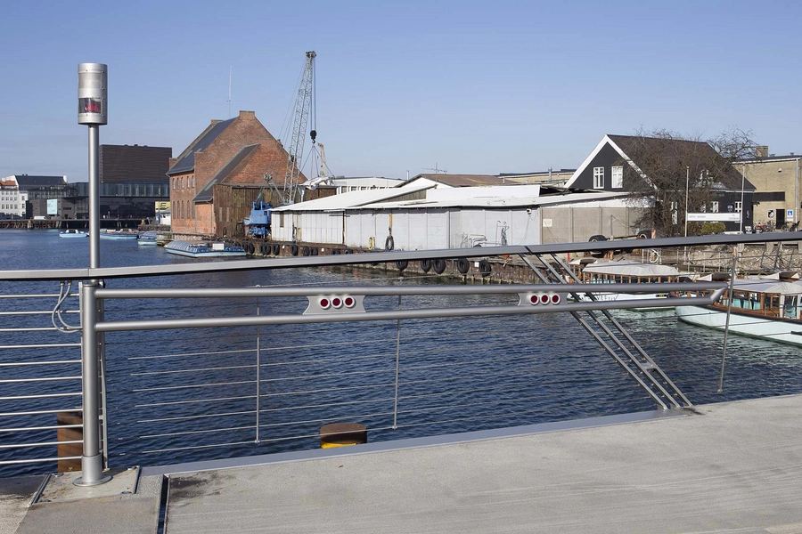 Trangravsbroen og Proviantbroen Detalje, spærrebom