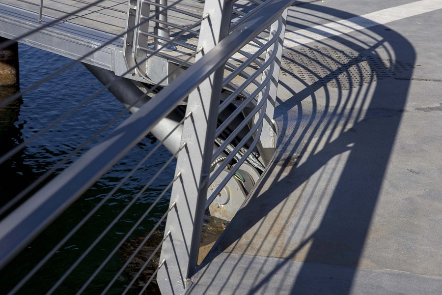 Trangravsbroen og Proviantbroen Detalje, rækværk