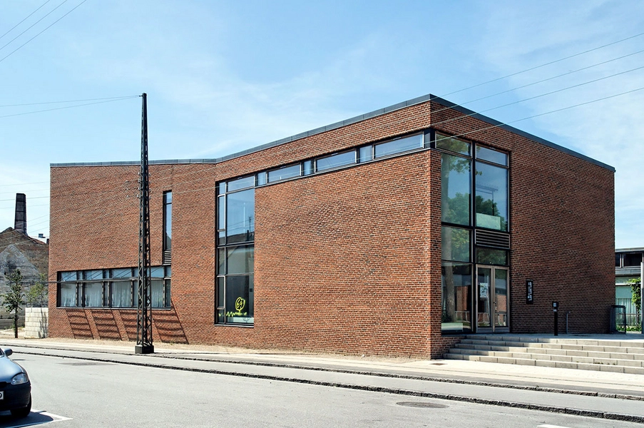 Utterslev Skole Bygningsvolumen i den østlige del af området