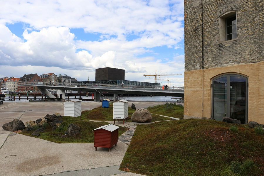 Noma byrum Lavalandskabet set fra syd-vest