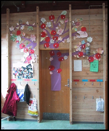 Uglegårdsskolen Indvendigt dørparti