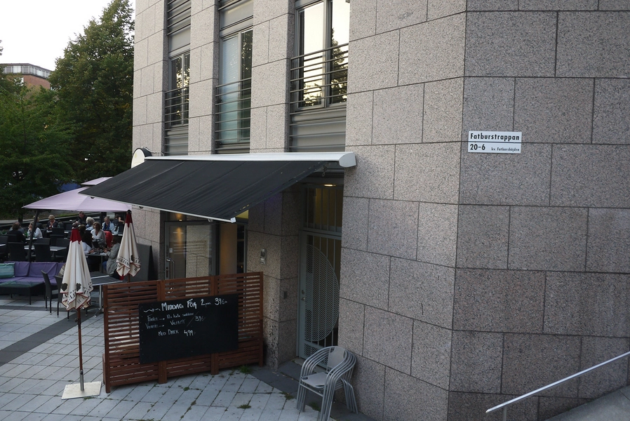 Söder Torn Café i kælderetagen mod Fatbursparken