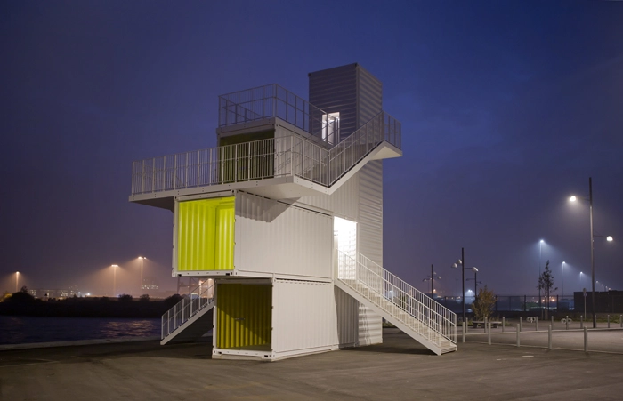 Udsigtstårn i Nordhavnen Set fra NØ.