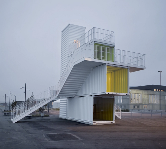 Udsigtstårn i Nordhavnen Set fra SØ.