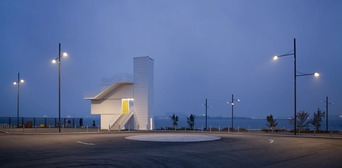 Udsigtstårn i Nordhavnen Set fra NV.