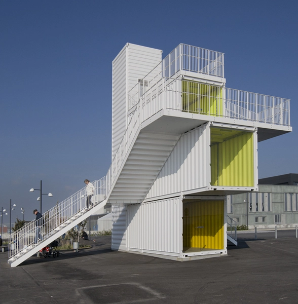 Udsigtstårn i Nordhavnen Set fra SØ.