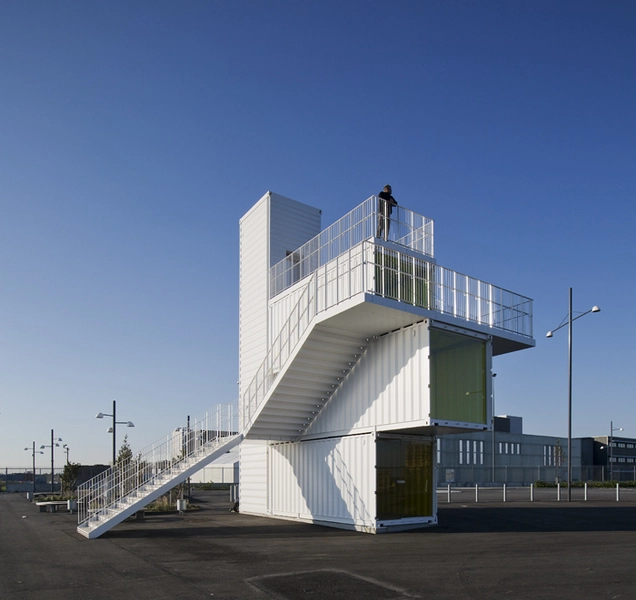 Udsigtstårn i Nordhavnen Set fra SØ.