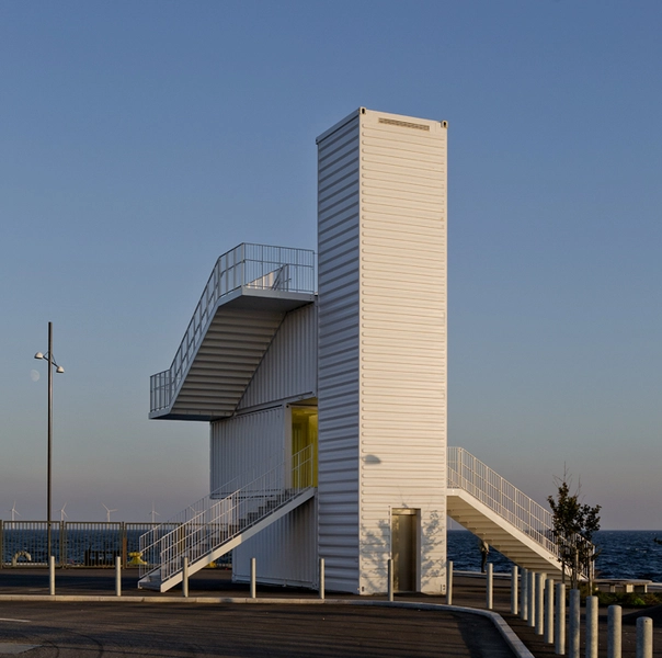 Udsigtstårn i Nordhavnen Set fra NV.