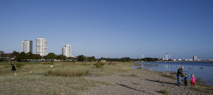 Twister Twister set fra kanalen mellem Amager og Strandparken.