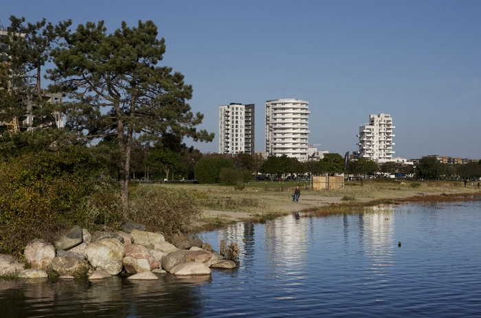 Twister Twister set fra kanalen mellem Amager og Strandparken.