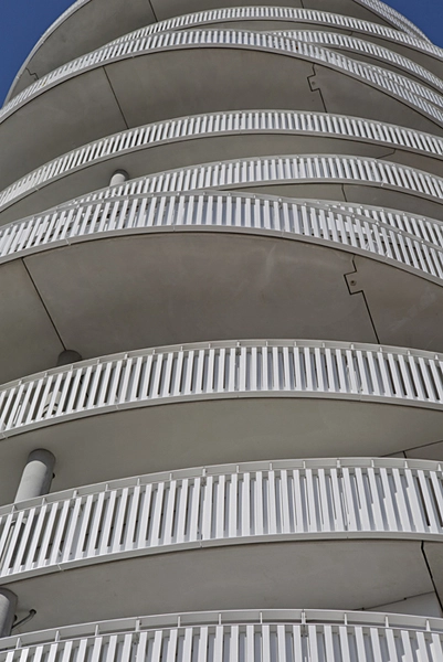 Twister Detalje af facade. Set fra SØ.