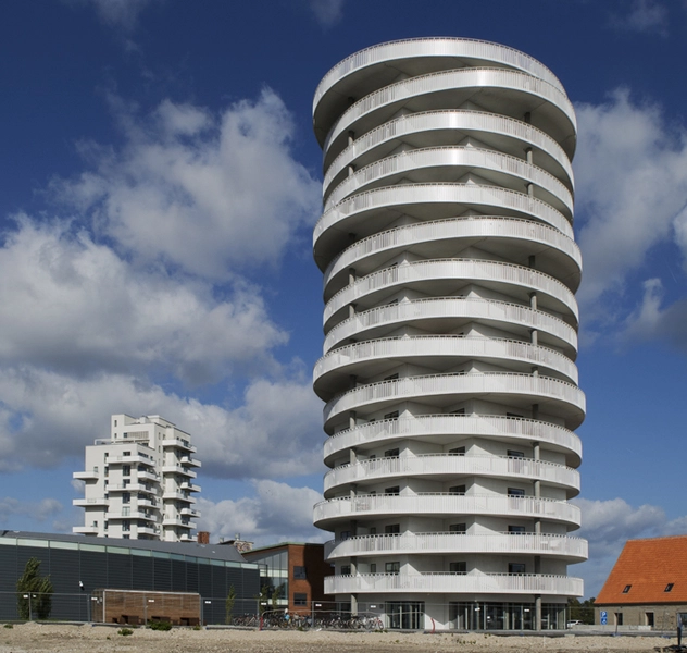 Twister Facade set fra SV.