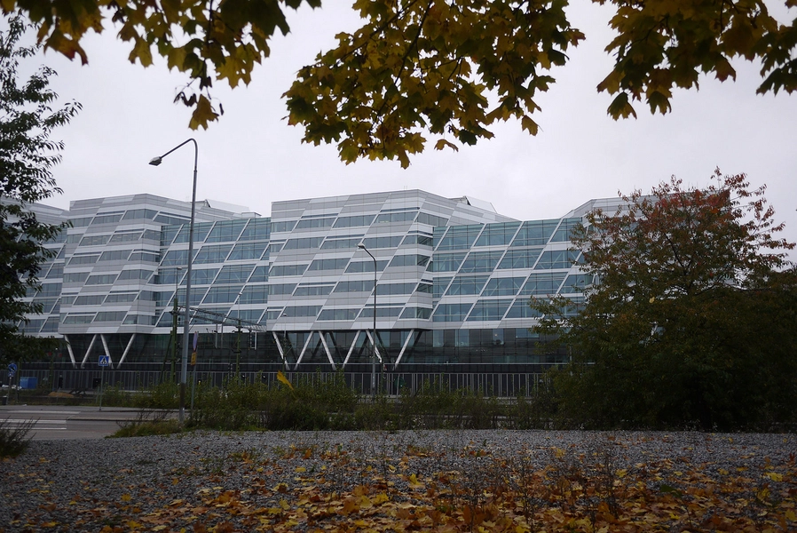 Swedbank hovedkontor Swedbanks domicil set fra nord-øst