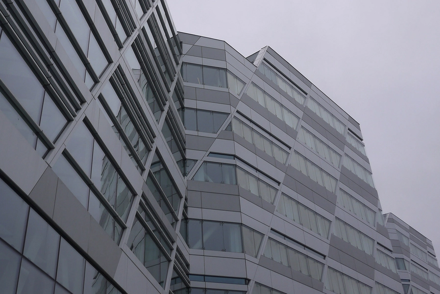 Swedbank hovedkontor Facadeudsnit