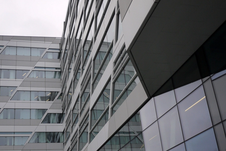 Swedbank hovedkontor Facadeudsnit