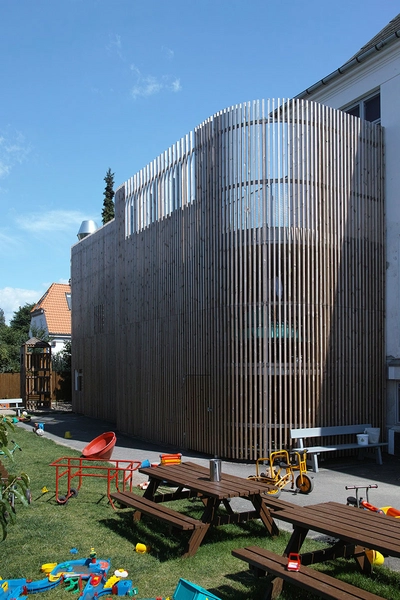 Edel Liisbergs Børnehave Den nye tilbygning