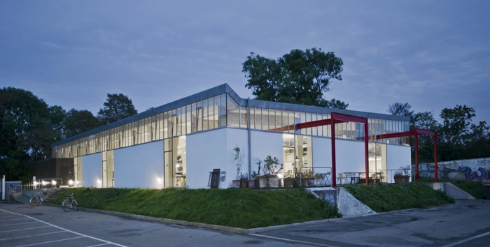 Vandkunstens Tegnestue Set fra NV.