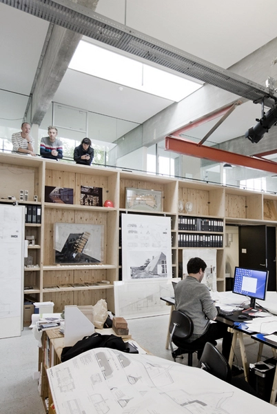 Vandkunstens Tegnestue Indenfor hos tegnestuen Vandkunsten