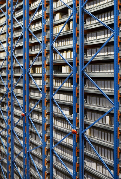 Det ny Rigsarkiv Hyldesystem i højlager