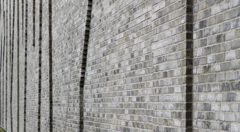 Det ny Rigsarkiv Detalje fra sydlig facade