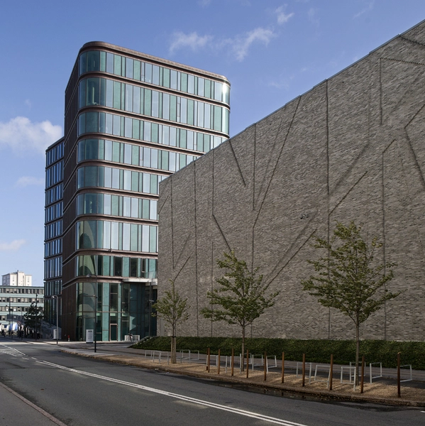 Det ny Rigsarkiv Nordlig facade