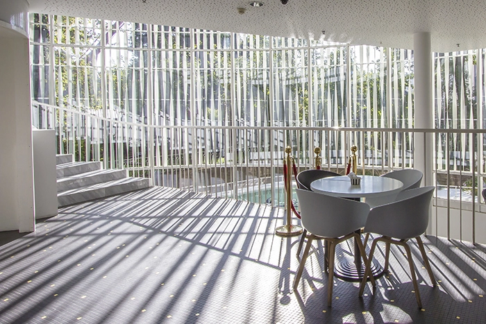 Tivolis Koncertsal Rotunden, lysindfald lameller