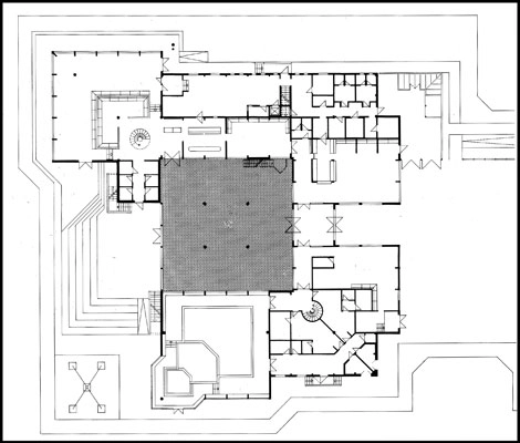 Øer Maritime Ferieby Plan af fælleshus