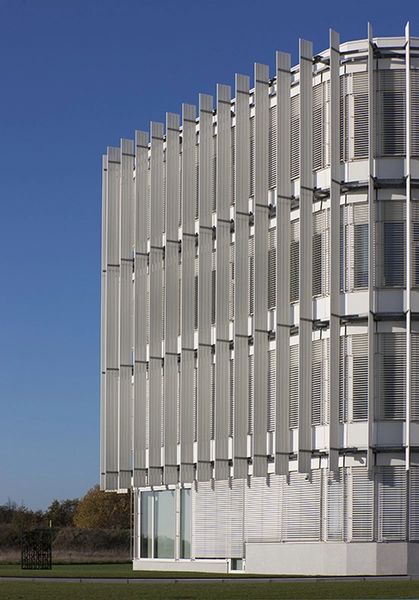 Handicaporganisationernes Hus Udsnit af vestlig facade