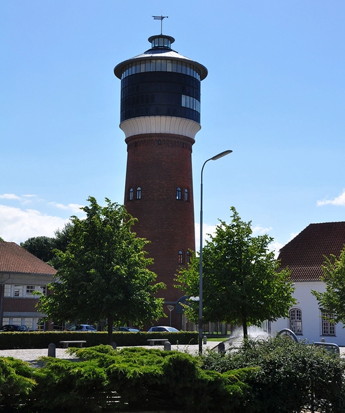 Kunstmuseet i Tønder - Tønder Vandtårn Kig på vandtårnet fra ankomstsiden