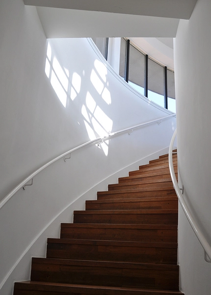 Kunstmuseet i Tønder - Tønder Vandtårn Kig op ad trappen til vandtårnets øverste del