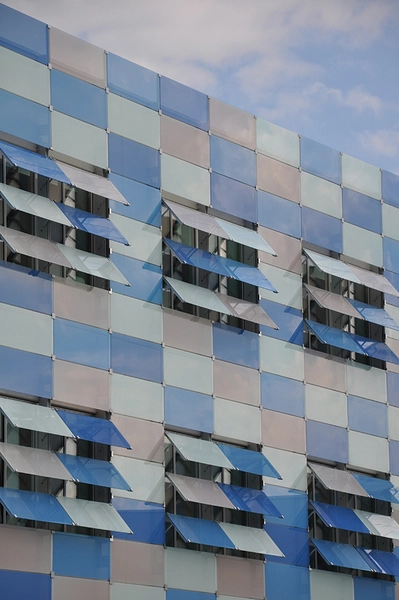 Geodis Wilson Logistikcenter Mønster i facaden