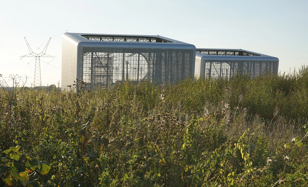 Kabelovergangsstation Taulov Netagtig konstruktion, perforeringer