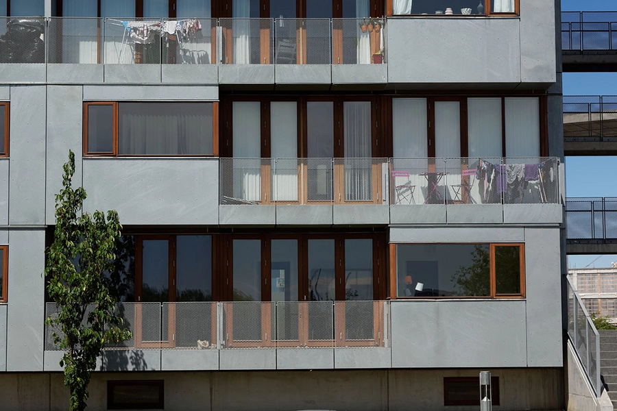 Fælledhaven Facadeudsnit